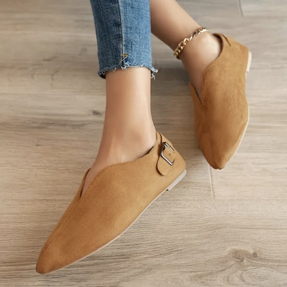 Women's Boho Soft Pointed Toe Flats - Picture 3 of 4